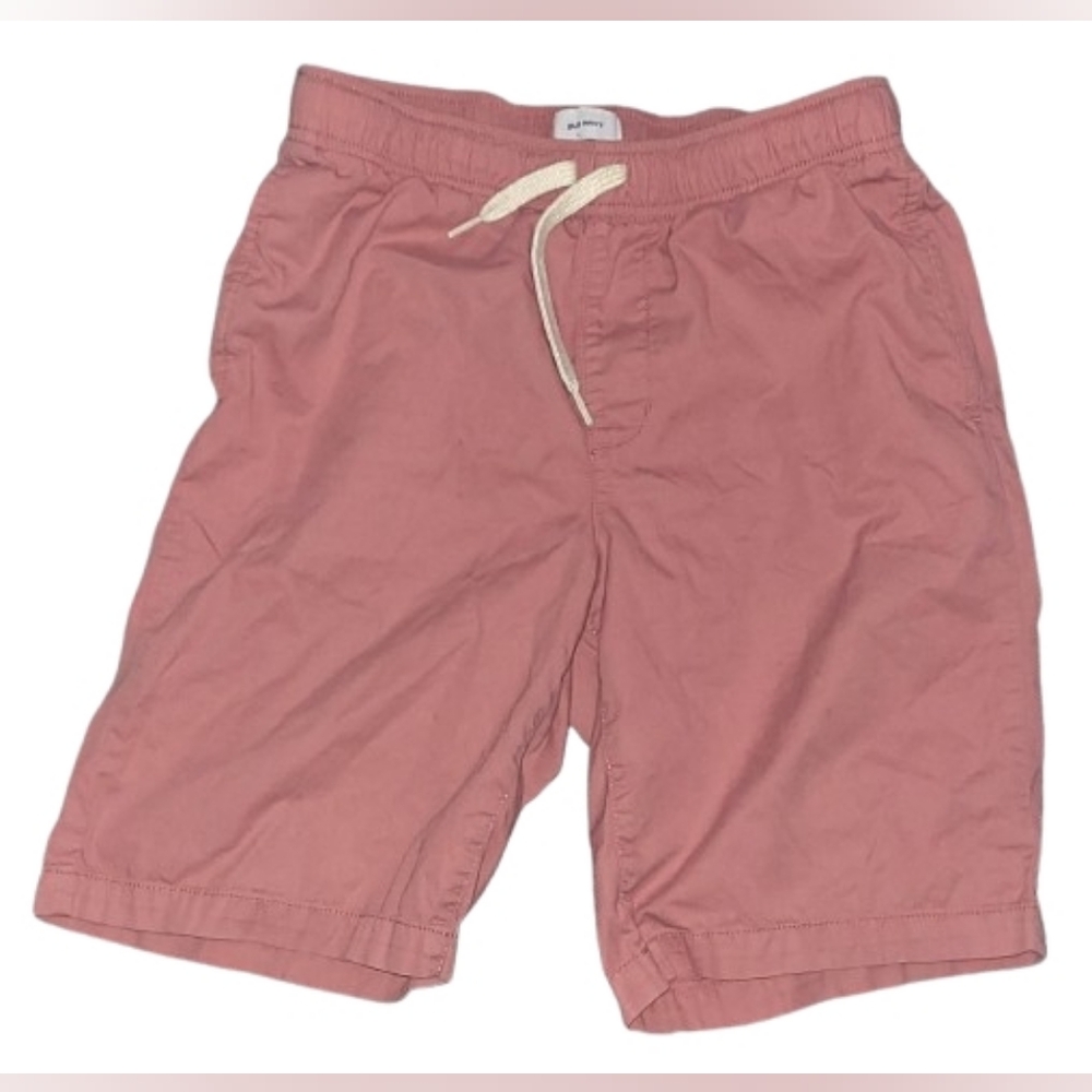 Old Navy Pink Shorts Boys' XL (14-16), Cotton, Drawstring, Pull-on